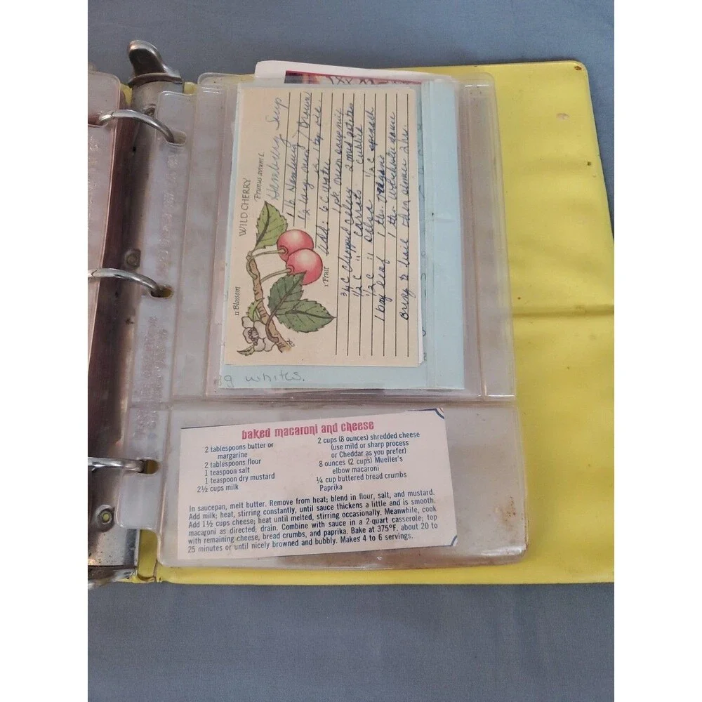 Vtg Deluxe Recipe Binders W/ Inserts The Recipe Collector Books Over 150 Recipe